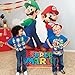 BirthdayExpress Super Mario Party Supplies - Mario & Luigi Life Size Cardboard Standup Combo Kit