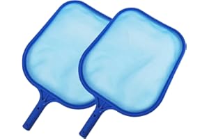 Pool Skimmer Net, 2 Pcs Fine Mesh Nets, Pond Hot Tubs Fine Mesh Rake Net for Cleaning Surface of Swimming Pool, Hot Tubs, Spa