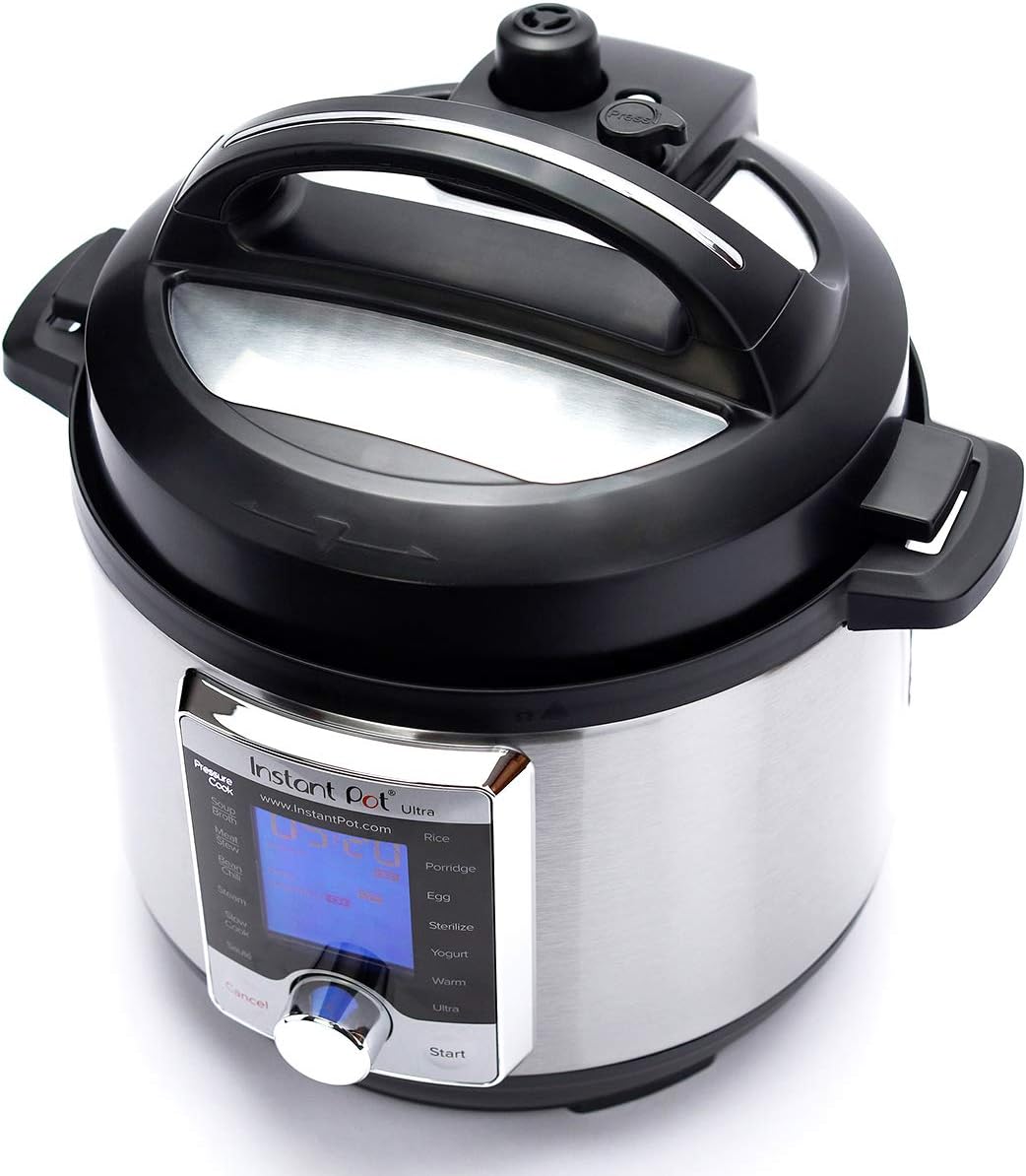 Instant Pot Ultra 3 Qt 10-in-1 Multi- Use Programmable Pressure Cooker, Slow Cooker, Rice Cooker, Yogurt Maker, Cake Maker, Egg Cooker, Sauté, Steamer, Warmer, and Sterilizer, Silver: Kitchen & Dining