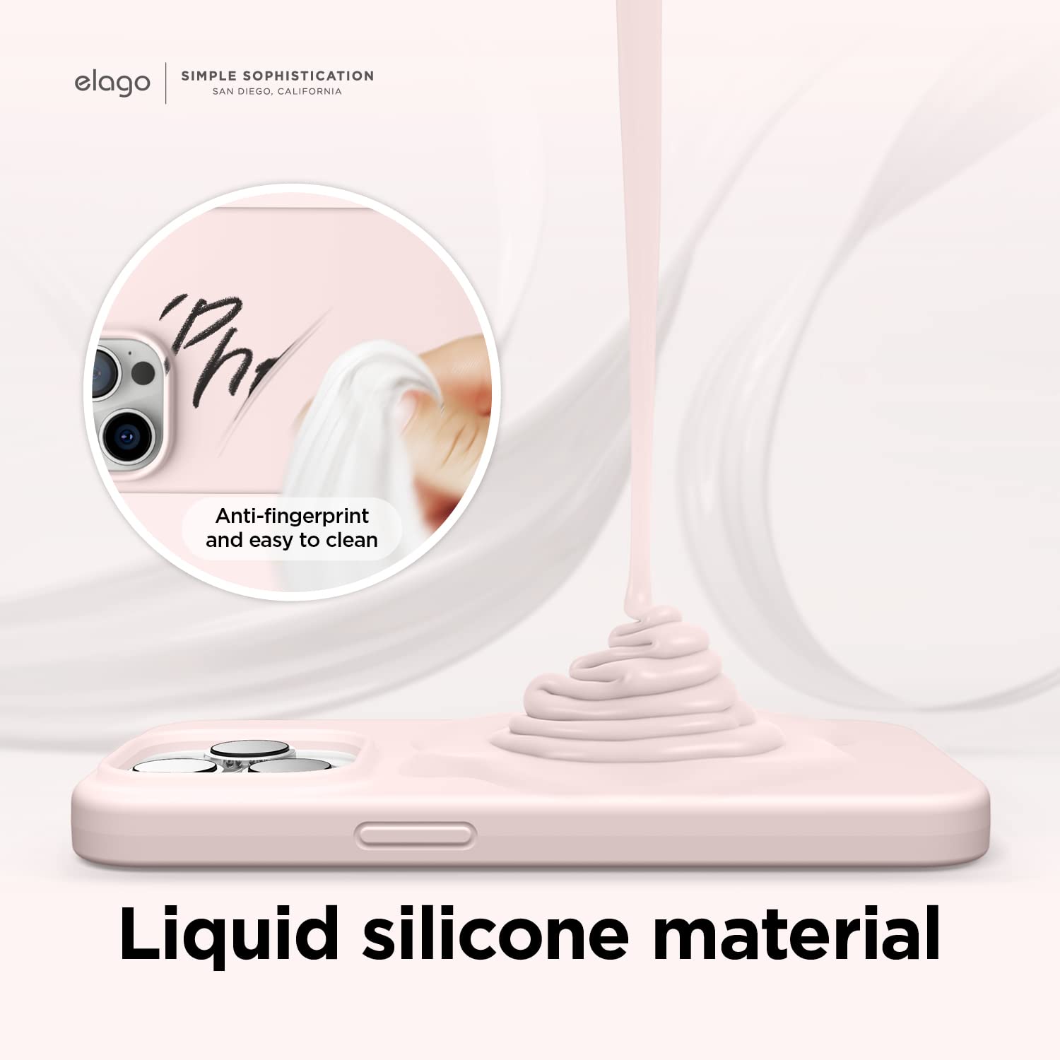 elago Compatible with iPhone 14 Pro Max Case, Liquid Silicone Case, Full Body Protective Cover, Shockproof, Slim Phone, Anti-Scratch Soft Microfiber Lining, 6.7 inch (Lovely Pink)