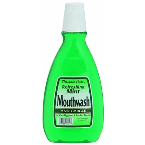 Personal Care mouthwash mint Green 16oz (048155908871)
