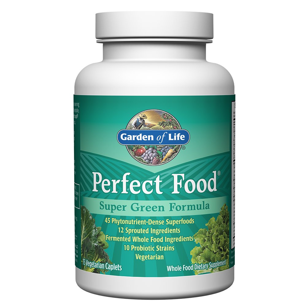Garden of Life Whole Food Vegetable Supplement Perfect Food Green