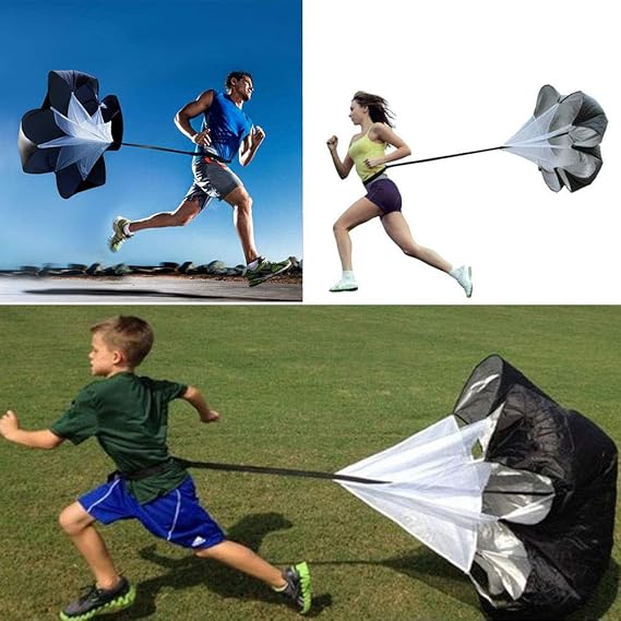 Speed Training Resistance Parachute Chute Workout For Running Track N