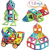 SASRL Magnetic Blocks Toys Educational Building Tiles Blocks Stack Toys Set -112PCS