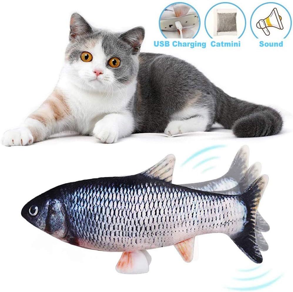 cat fish toy with catnip