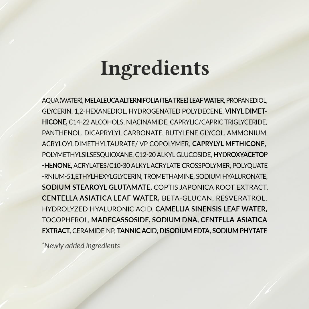 Dr.Althea 345 Relief Cream | Moisturizer for Soothing Recovery and Blemish Care with Tea Tree Leaf Water & Niacinamide | Korean Vegan Skin Care for All Skin Types, 1.69 Fl Oz (Ver.2 - Pack of 1)