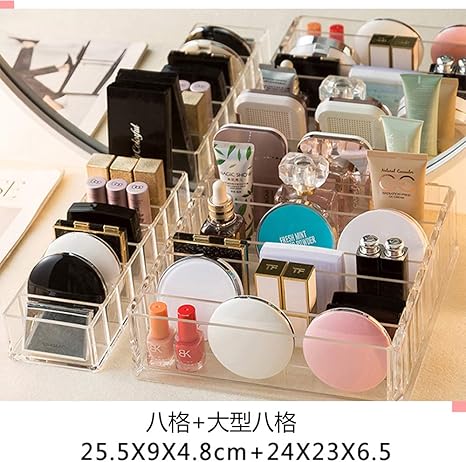 Amazon Co Jp 化粧品収納ボックス コスメボックス 小物入れ 卓上収納 安定 シンプル アイシャドウ収納ボックス 口紅収納 リップ収納ケース 口紅スタンド ホルダー リップグロスオーガナイザー アクリル 透明 ホーム キッチン