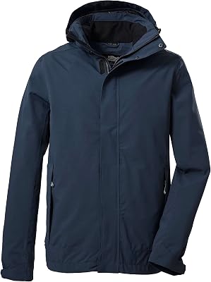 Hombre Chaqueta funcional/chaqueta de exterior con capucha desmontable KOS 87 MN JCKT_XENIOS, dark navy, L, 39147-000