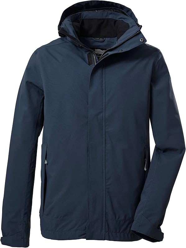 Herren Funktionsjacke/Outdoorjacke mit abzippbarer Kapuze KOS 87 MN JCKT_XENIOS, dunkelnavy, L, 39147-000