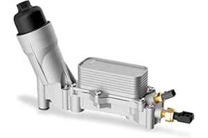 KLN PERFORMANCE 926-876 926-959 Aluminum Engine Oil Filter Housing With Oil Cooler Filter and Sensor Fit for 2017 2018 Dodge Journey Charger Challenger Durango Avenger Wrangler Grand Cherokee 200 300 Town Country