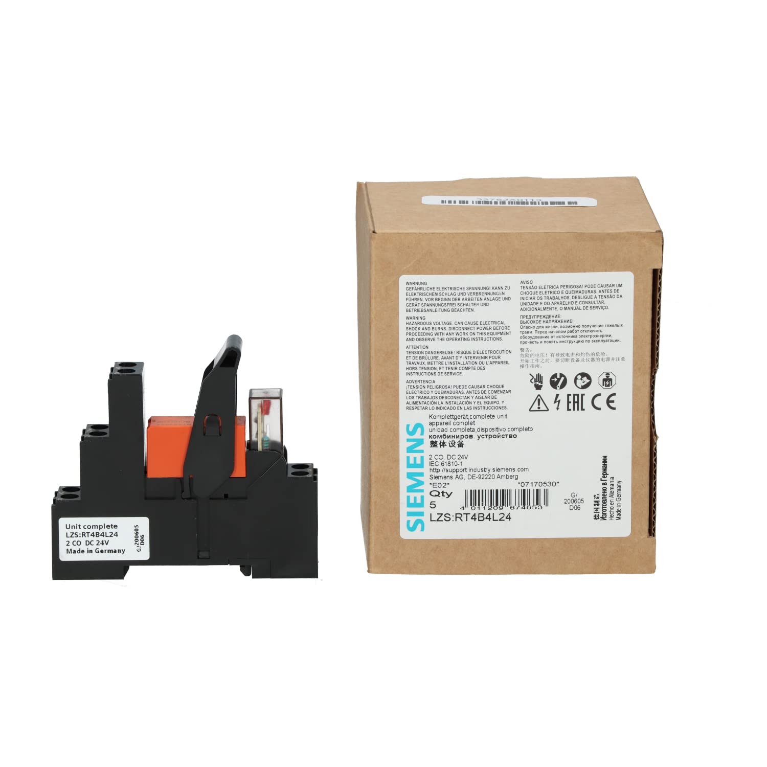 Siemens Sirius - Complete 24V DC 2 Switch Lance Screw