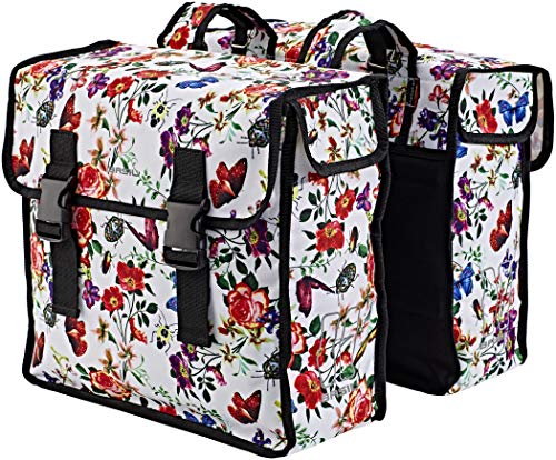 Basil Unisex – Erwachsene Mara XL Doppelpacktasche, Meadow, 37 cm x 15 cm x 44 cm