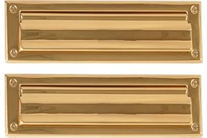 BRASS Accents A07-M0010-605 Mail Slot, 3 5/8" x 13", Polished Brass