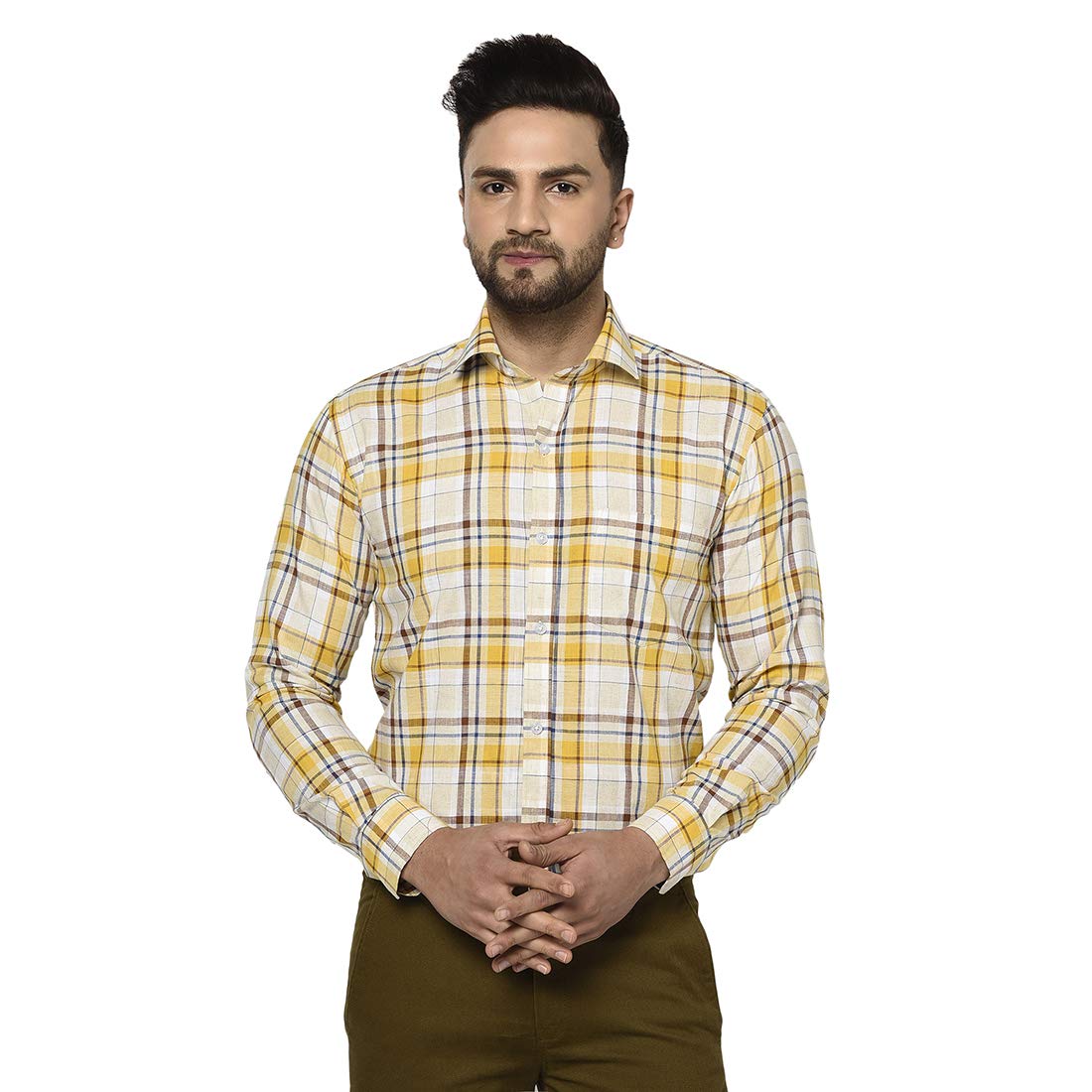 Jolly's Men's Cotton Shirt Amazon.in Clothing & Accessories