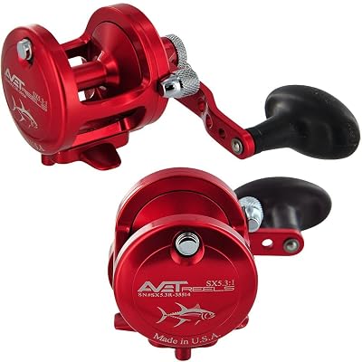 アメリカ製 AVET SX5.3:1 美品 AVET SX5.3 MC 右巻き シルバー ベイト