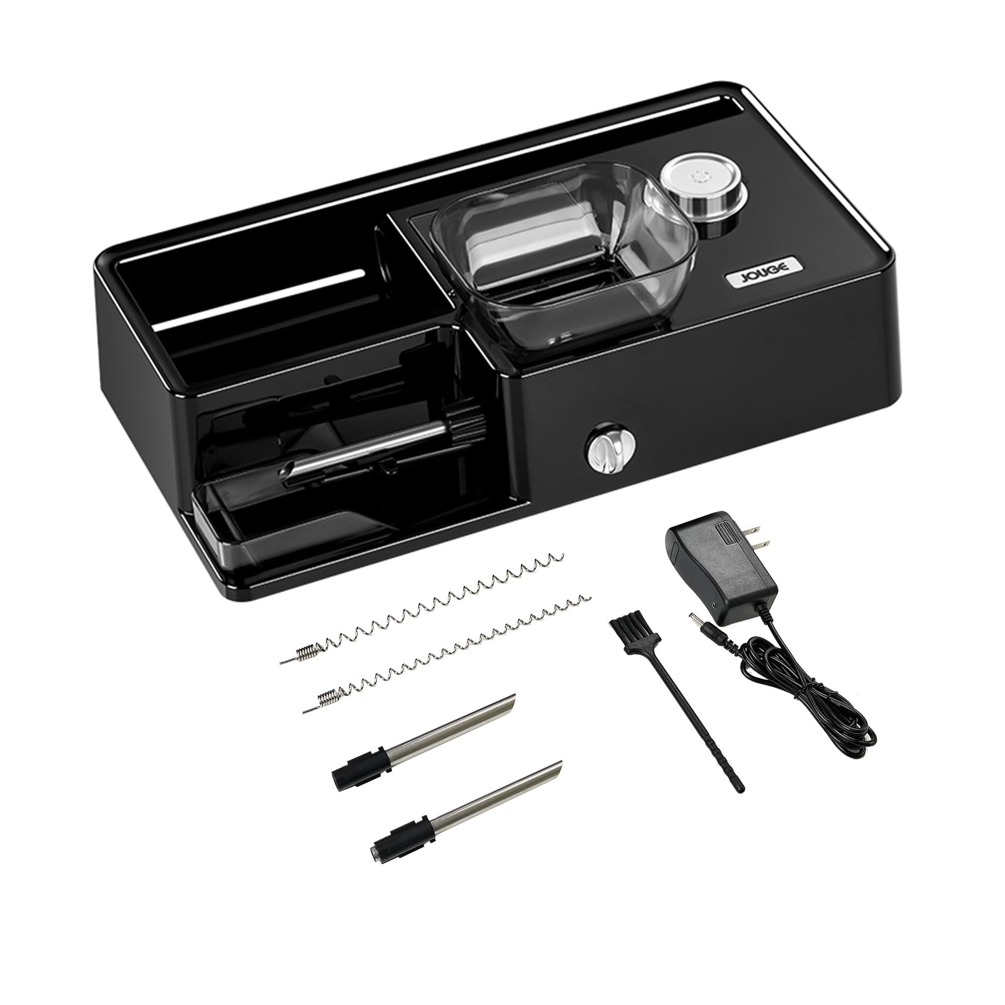 Photo 1 of Electric Cigarette Injector Machine Cigarette Rolling Machine Automatic Portable for Slim 100s/King/Regular Size Tubes (Black)