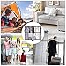 Travel Packing Cubes for Suitcase Binteng 9 PCS Travel Luggage Organiser Set Durable Travel Essentials Bags for Clothes Shoes Cosmetics Toiletries (Grey)