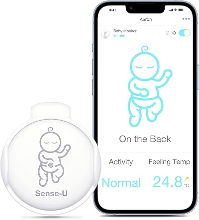 Sense-U Smart Baby Monitor Tracks Movement Temp Sleep Position Lite Version