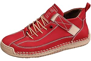 Women's Handmade Casual Walking Shoes Flexible Soft Sole Comfortable Flat Slip on Loafers for Everyday Wear Lightweight