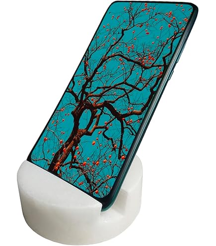 Marble Cell Phone Stand, Versatile IPhone Holder For Desk, Office