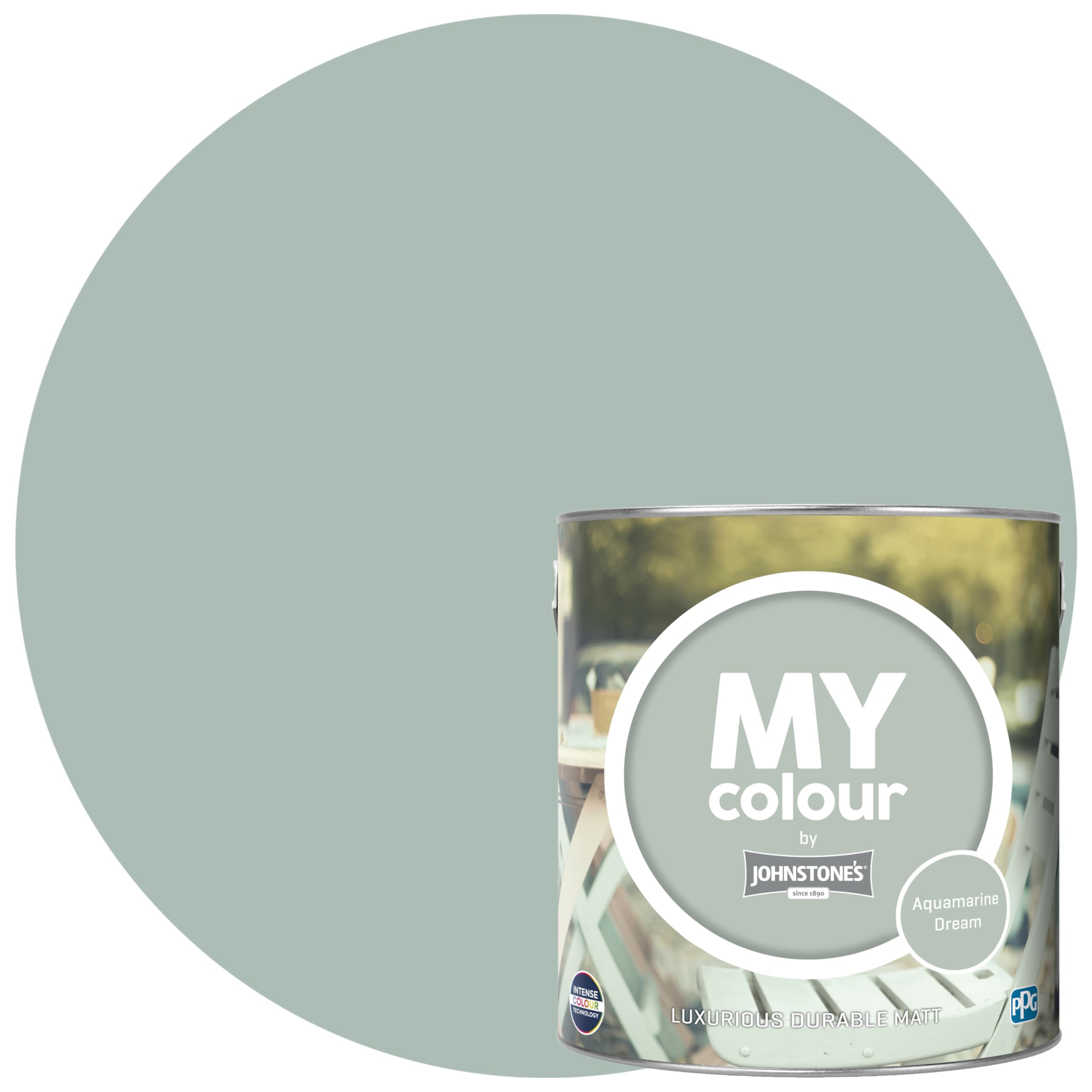 MY colour by Johnstone's - Luxurious Durable Matt - Aquamarine Dream - Colour Intense Technology - 2.5L
