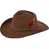 Outback Trading Company Men's 1391 Cooper River UPF 50 Water-Resistant Australian Wool Western Cowboy Hat