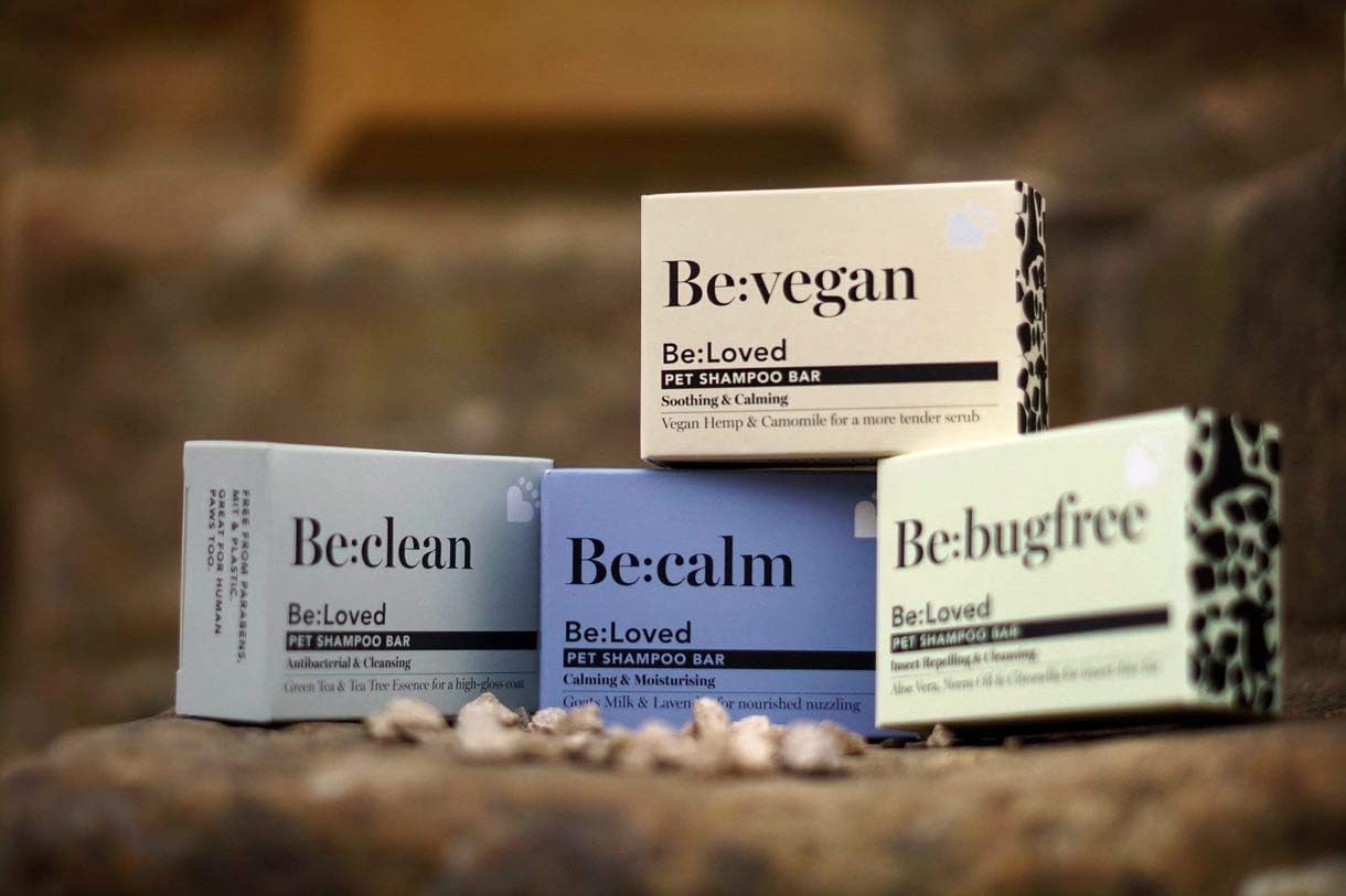 Be:Loved, Be:Vegan Natural Pet Shampoo Bar, Handmade in UK, Hemp, Chamomile & Lavender, Soothes Problem Skin, Plastic-Free - Image 4