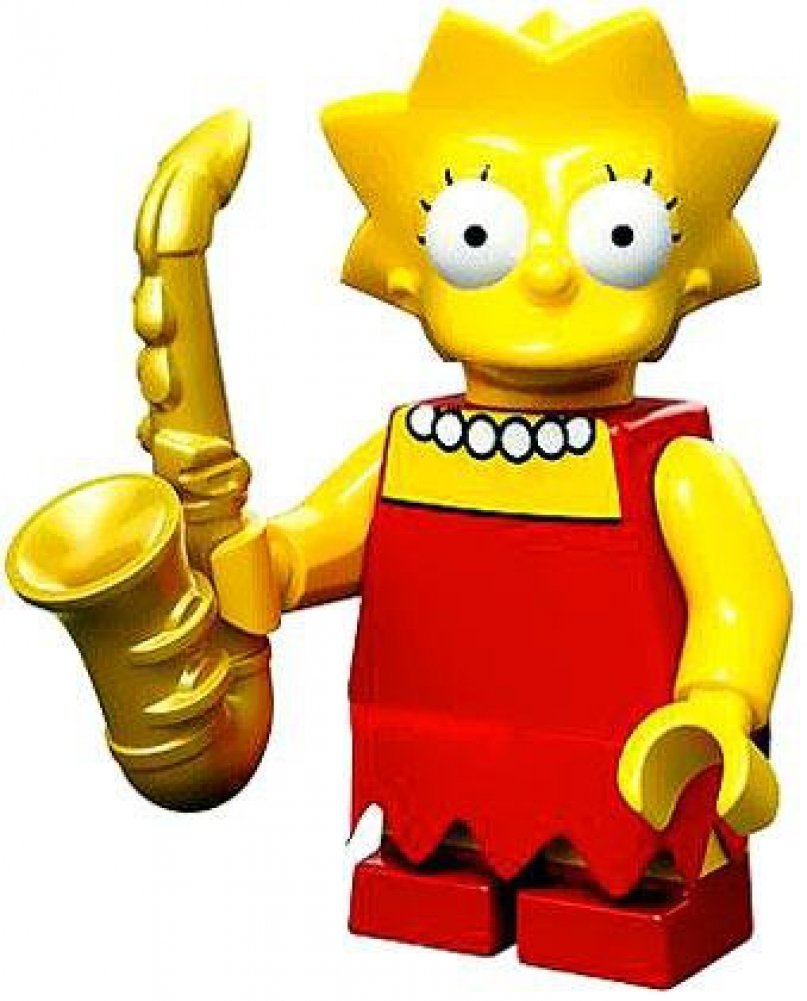 The Simpsons Lego Mini Figure Lisa