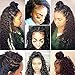 JYZ Hair Lace Front wigs Human Hair Brazilian Virgin Hair Wet curly 130% Density Lace Front Wigs for Black Women Human Hair Wigs with Baby Hair (20 inch Free Part)