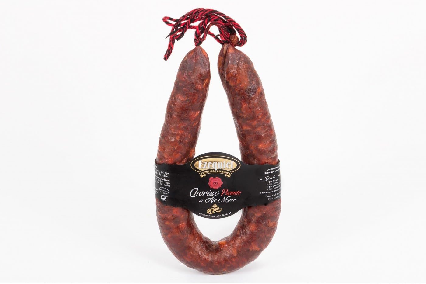 Spanish Chorizo with Black Garlic (Spicy) - Ezequiel - 500g - Gluten Free