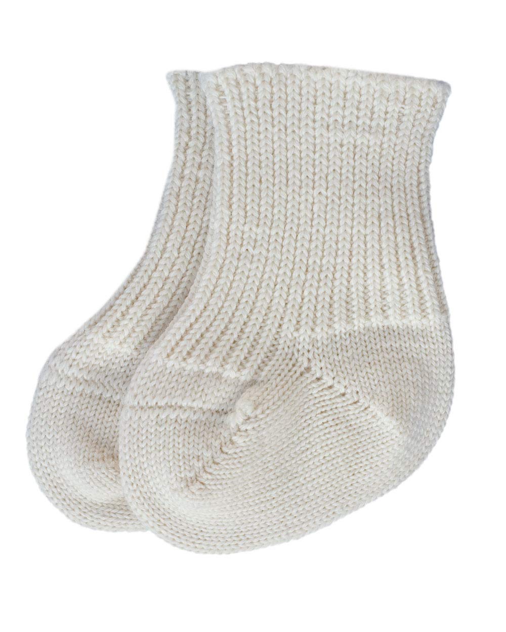 Grödo, First Socks 100% Organic Wool, natural, Einheitsgröße