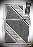 24872 Parallel Emblem Chrome Lighter with Flint