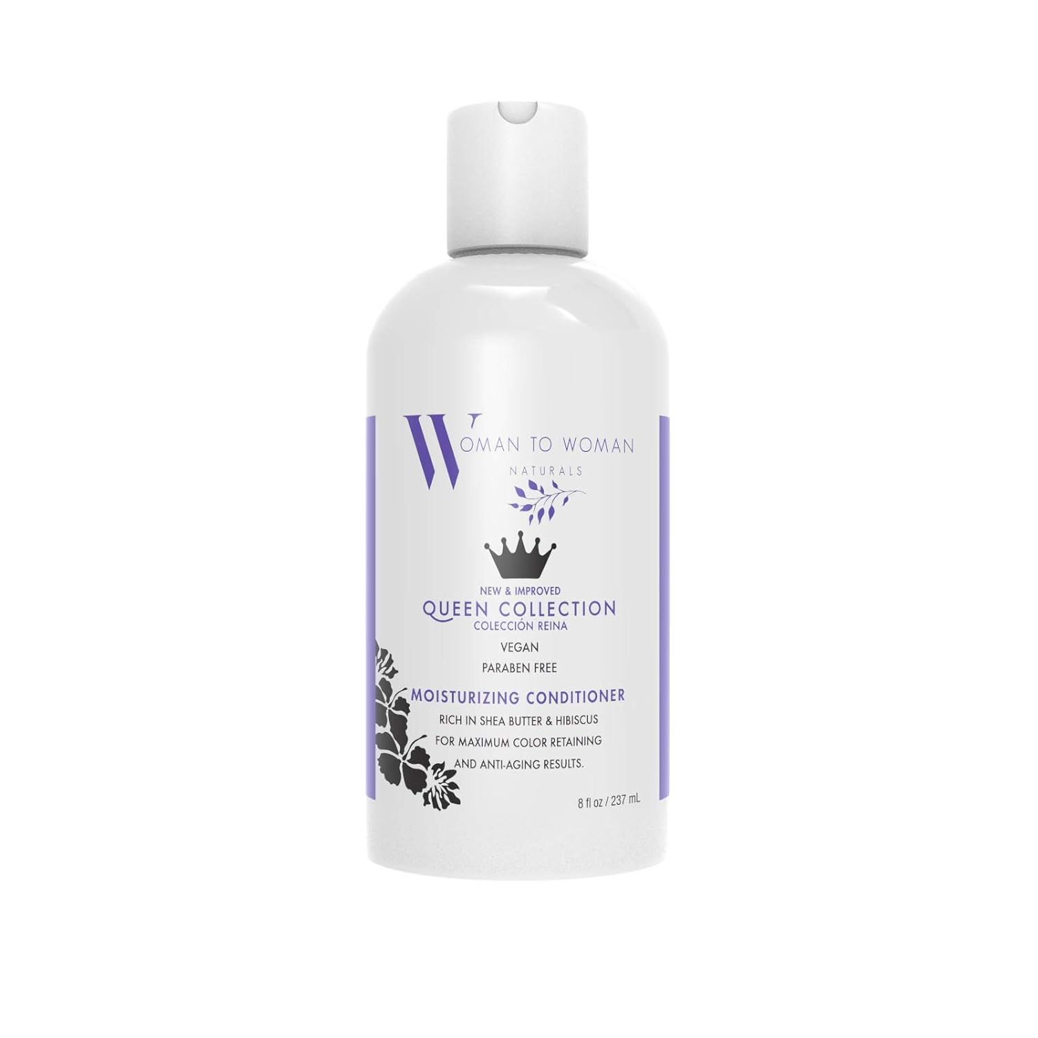 Queen Collection Leave In Conditioner with Biotin Protein - Deep Conditioning for All Hair Types - Perfect for Detangling & Frizz Fighting - Moisturizing & Nourishing Hair Care Product - 8 fl oz