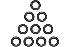 APOBELOR Upgraded Fuel Line Male End O-Ring Rebuild Kit MC6005 Compatible with 2001 and Later Harley-Davidson Fuel Injection Models (Excludes V-Rod), Fits Street Glide, Road King, and Sportster 883(10PCS)