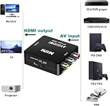 AXFEE RCA to HDMI Converter 1080P 720P USB Power PAL NTSC AV to HDMI view 3