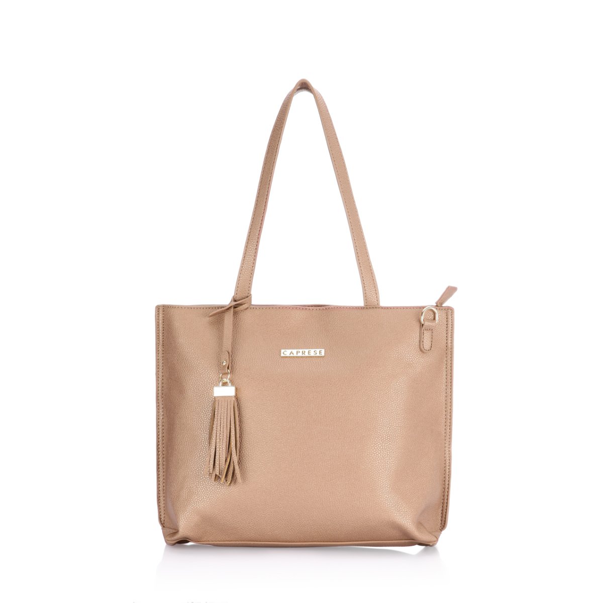 caprese women's tote bag (metallic brown)