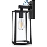 Dusk to Dawn Sensor Outdoor Wall Sconce, Exterior Wall Lantern Fixture with E26 Base Socket, Wall Mount Lights Anti-Rust Wate