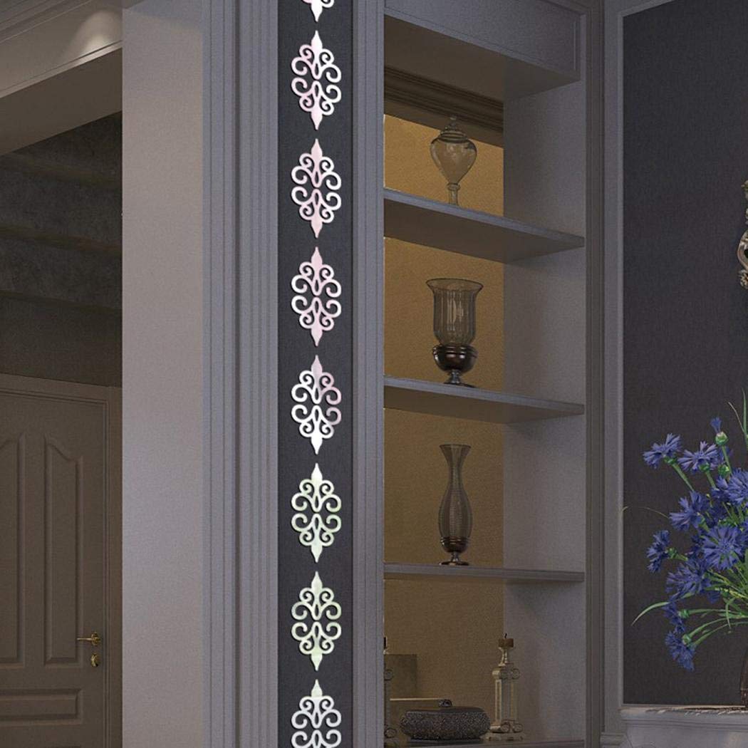 UpBeauty Acrylic Mirror Decal Wall Stickers DIY Art Mural Home Decor Wall Stickers