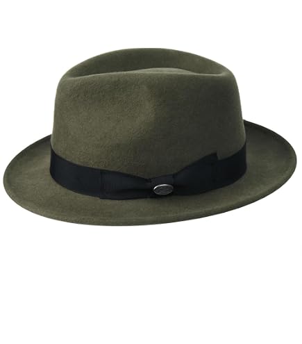 Amazon.com: Bailey of Hollywood Wynn Litefelt® Fedora - Black/S