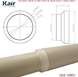 Kair Ducting Reducer 150mm to 125mm 6 to 5 Inch Duct Connector view 2