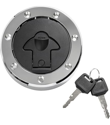 Amazon.com: NBVLKH Motorcycle Gas Cap Fuel Tank Cap with Key Lock