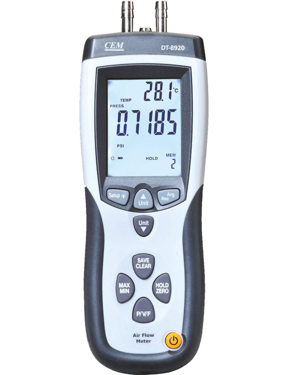 CEM DT 8920 Pitot Tube Anemometer Plus Differential Manometer Amazon.in Industrial & Scientific