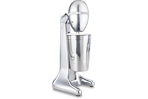 Hamilton Beach DrinkMaster Electric Drink Mixer, Restaurant-Quality Retro Milkshake Maker & Milk Frother, 2 Speeds, Extra-Lar