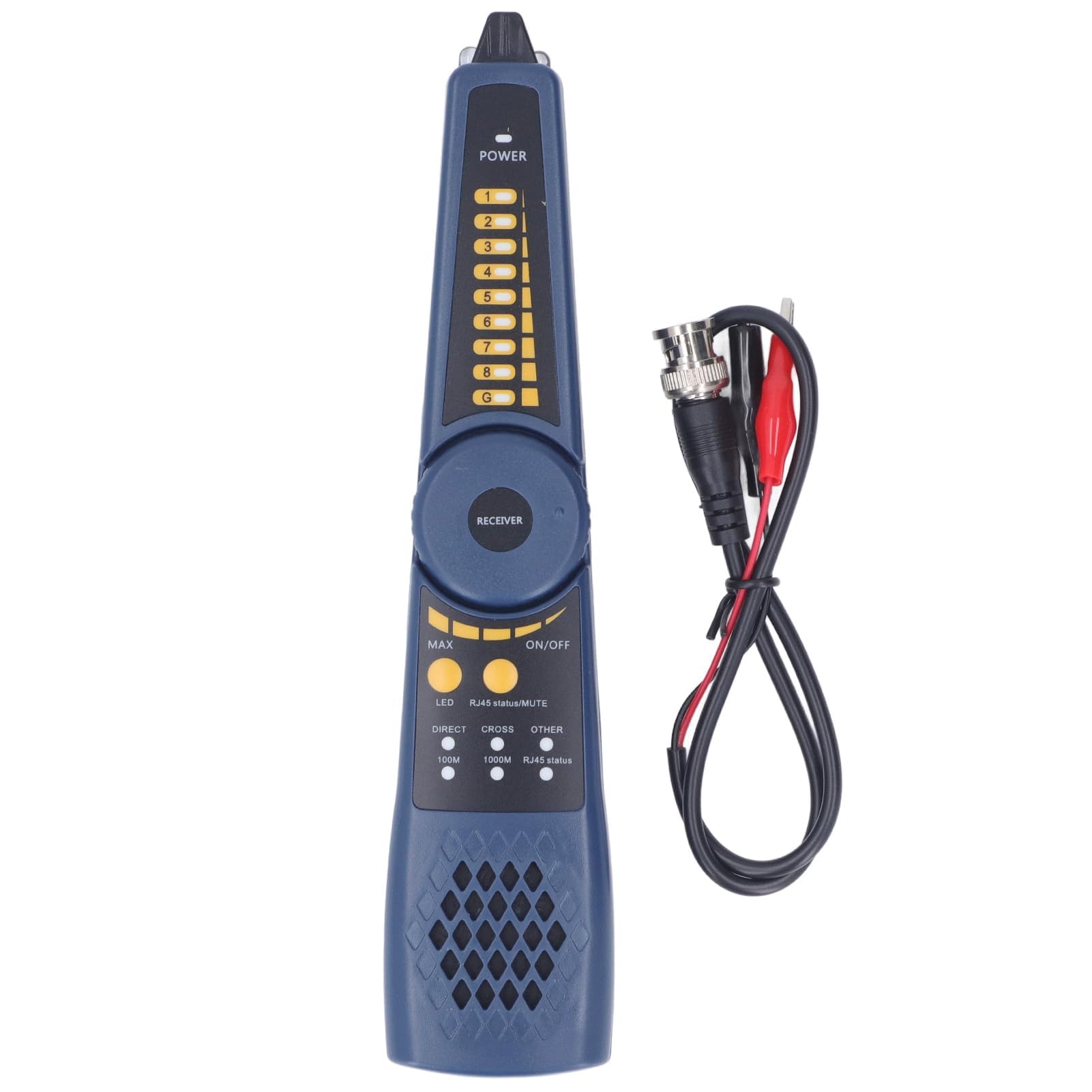 Digital Cable Tracker Multifunctional Underground Cable Locator Ethernet Tester (with Connecting Cable)