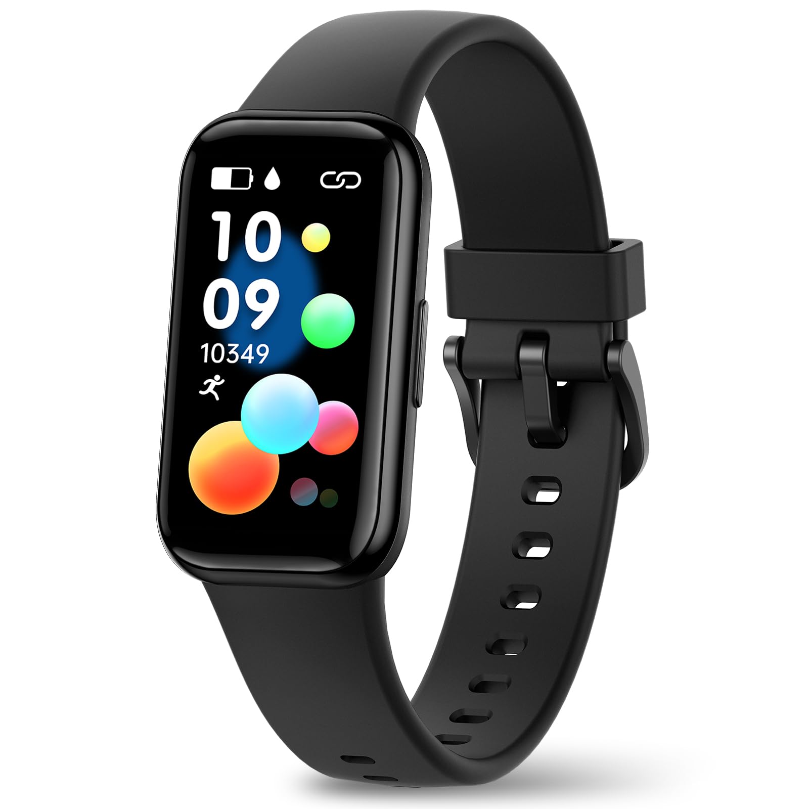 meoonley Fitness Tracker,IP68 Waterproof Activity Tracker,Pedometer,Heart Rate Sleep Monitor Health with Pedometer Alarm Clock