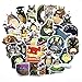 Tonari no Totoro Anime Cute Cartoon Laptop Stickers Waterproof Skateboard Pad MacBook Car Snowboard Bicycle Luggage Decal 50pcs Pack