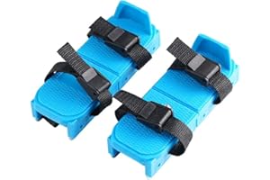 AKIFRONTE Ice Skates for Kids,Adjustable Double Runner Skates with Durable Hook and Loop Fastener Straps,Baby Ice Skates Double Runner ice Skates,Blue one Pair Toddler ice Skates