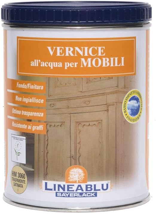 Vernice Per Legno Da Interno Per Mobile SYNTILOR Ebanisteria Aquarethane Incolore Lucido Lucido 0 5 Lt 82144945 - Foto 6