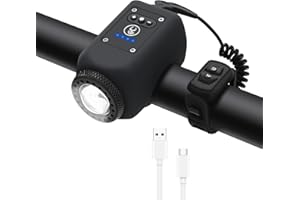 Woyuosn BlazeHorn Pro, Cozy Loft Mountain Bike Electronic Horn Bell, IPX5 Waterproof with USB Rechargeable Horn, Bicycle Bell