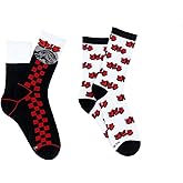 Everything Legwear Godzilla Streetwear Crew Socks (2 Pair) - One Size Fits Most